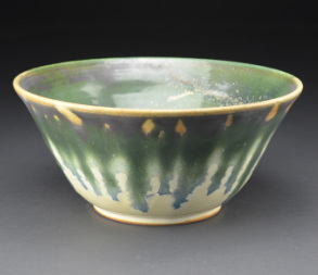 Green and Cream Bowl